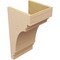 Ekena Millwork 12"W x 12"D x 24"H Wide Pescadero Rough Cedar Woodgrain TimberThane Corbel, Primed Tan CORUR12X12X24PECRCPR - alternate 6